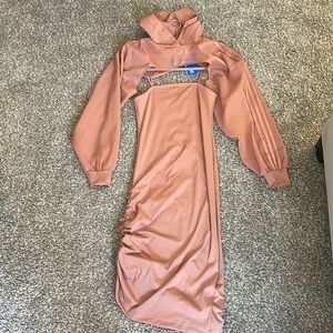 BRAND NEW WITH TAGS Adidas Athleisure Dress Dusty Rose XS